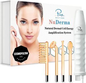 Pure Daily Care NuDerma Skin Therapy Wand Neon Anti-Aging Facial Device